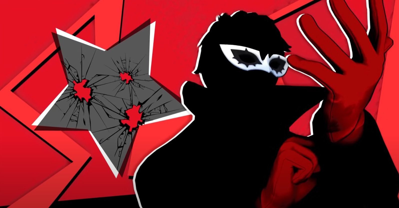 A character dressed as Joker from Persona 5