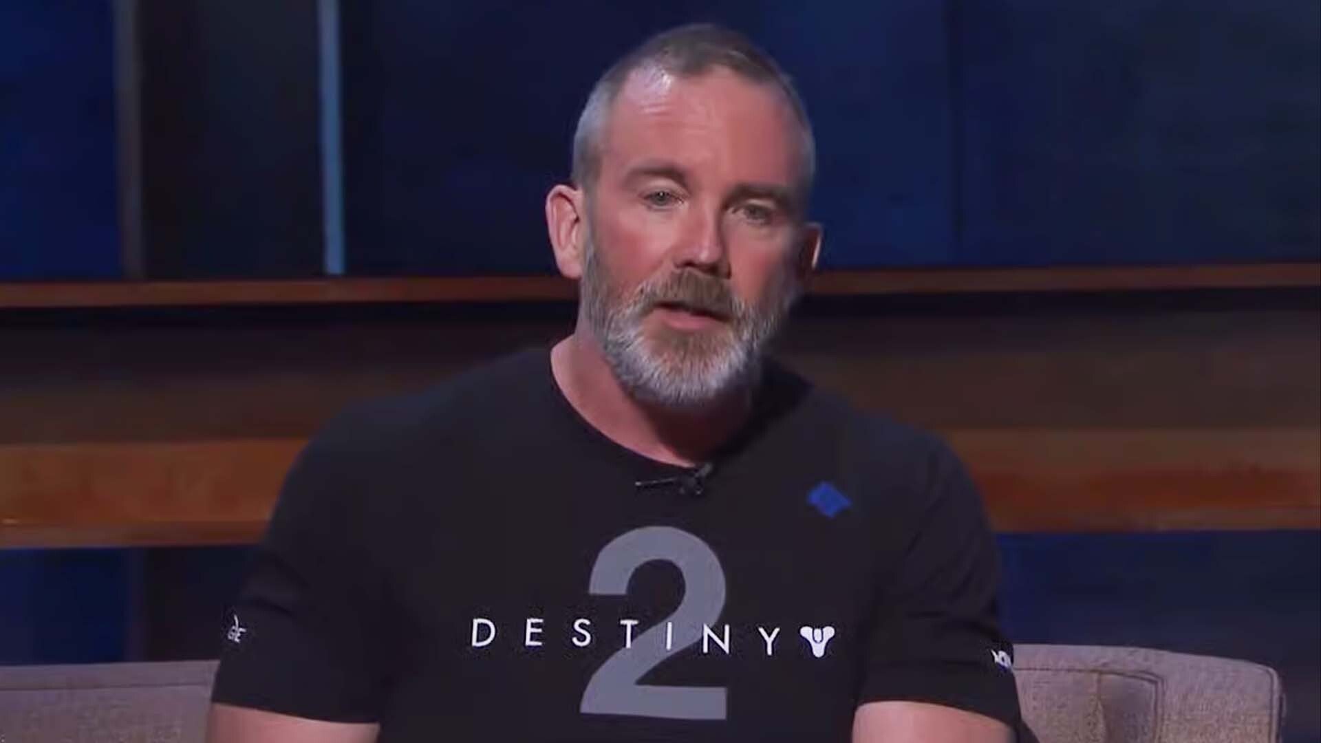 Pete Parsons appears in a Destiny livestream.