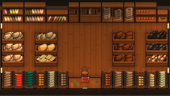 A Neat Storage layout in RimWorld.